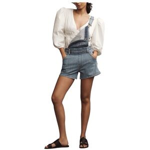 Pilcro Denim Micro Overalls- Size 0 NWT
